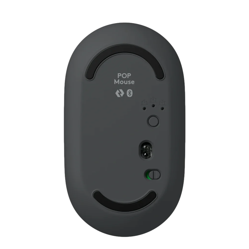  עכבר אלחוטי בצבע גרפיט LOGITECH POP EMOJI 