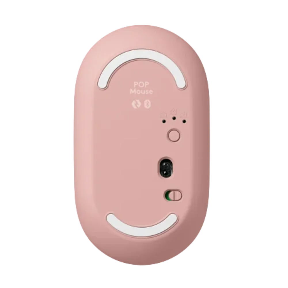  עכבר אלחוטי בצבע ורוד LOGITECH POP EMOJI 