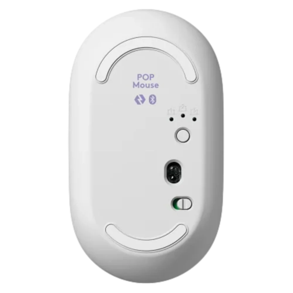  עכבר אלחוטי בצבע לילך LOGITECH POP EMOJI 