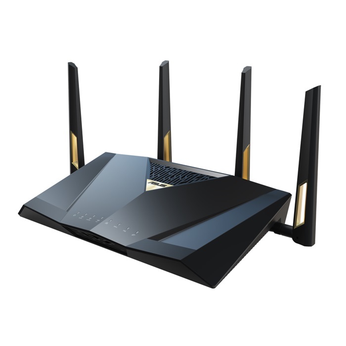 ראוטר  Dual 10G ports, SFP+,RT-BE88U DUAL-BAND 2.4GHz/5GHz WIFI7 4*ANT Asus 