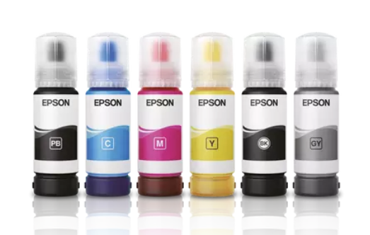 סט 6 בקבוקי דיו מקוריים אפסון 115 Epson 