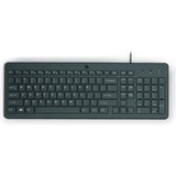 סט מקלדת ועכבר מקלדת HP 150 WD KBD HE 