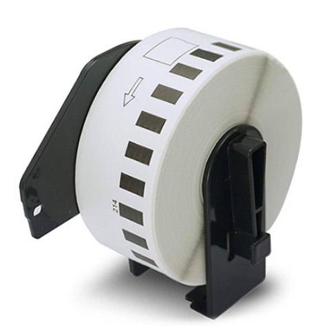 מדבקות תואמות 12 מ"מ רוחב - רציפות Brother DK-22214