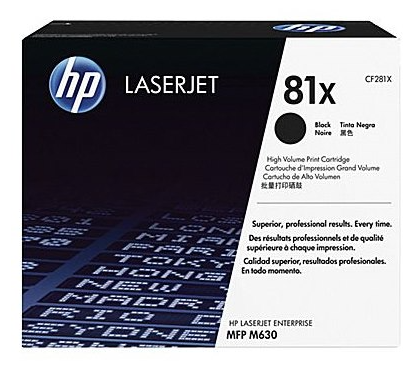 ‏טונר ‏שחור מקורי HP 81X CF281X 25K