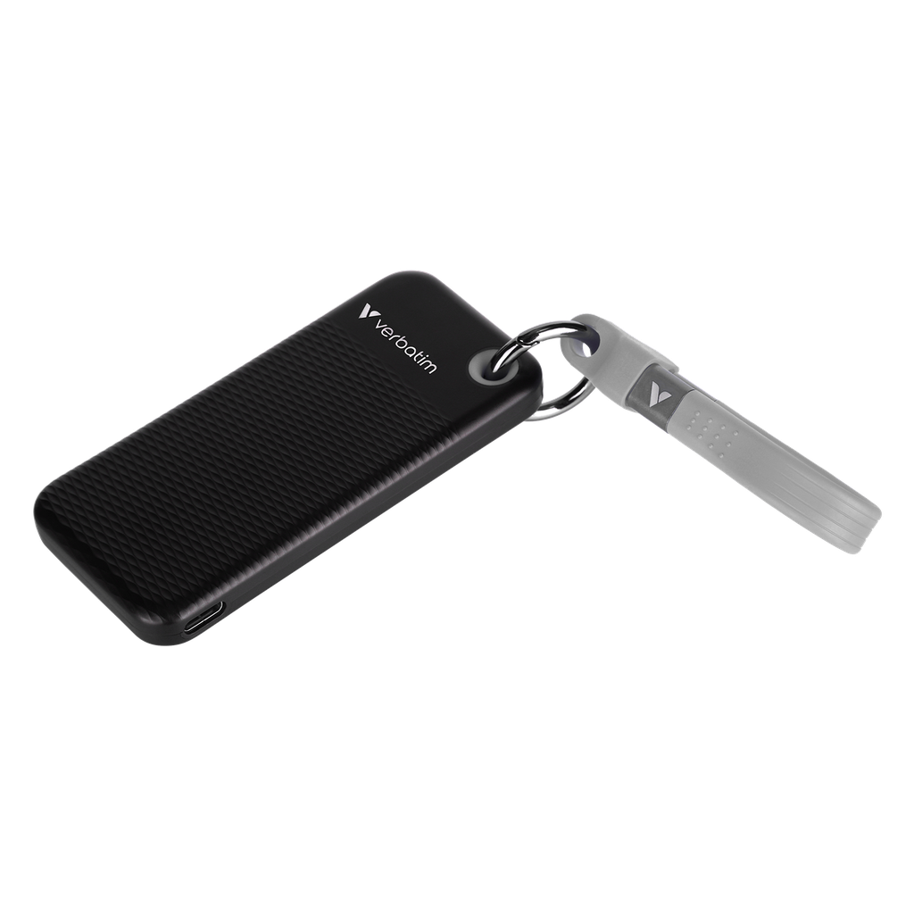 כונן קשיח חיצוני Verbatim Pocket SSD USB 3.2 Gen 2 2TB Black/Grey 