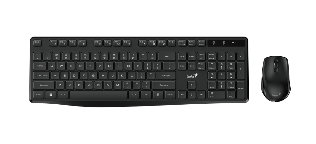  סט מקלדת ועכבר אלחוטי שקטים Genius KM-8206S 