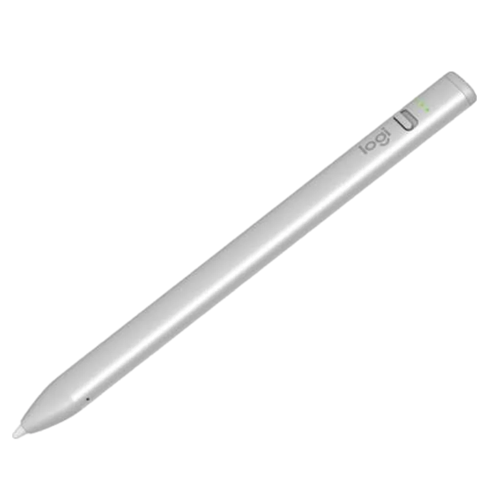 עט דיגיטלי טעינת USB-C תומך Apple iPad Logitech Crayon - צבע כסוף 