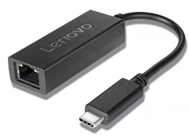 מטען למחשב נייד  LENOVO USB-C to RJ-45 Adapter 1Y