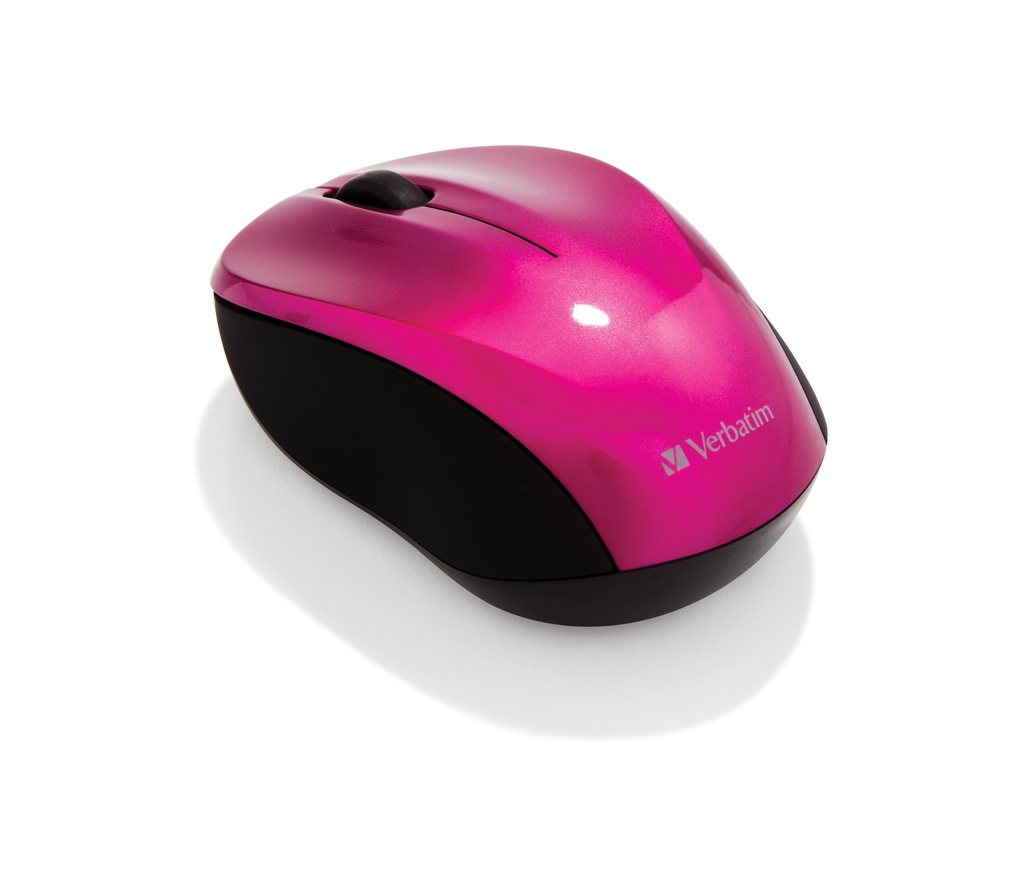  עכבר אלחוטי VERBATIM GO NANO WIRELESS MOUSE Pink 