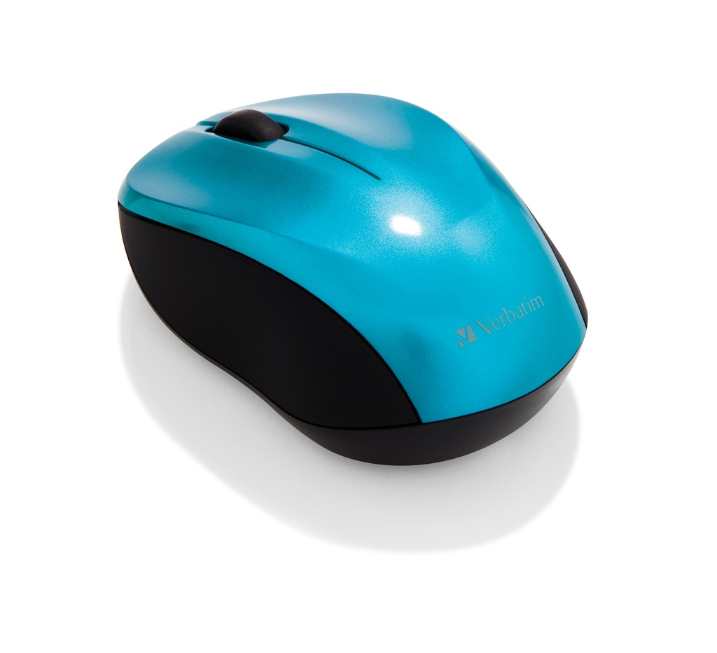 עכבר אלחוטי VERBATIM GO NANO WIRELESS MOUSE Caribbean Blue 