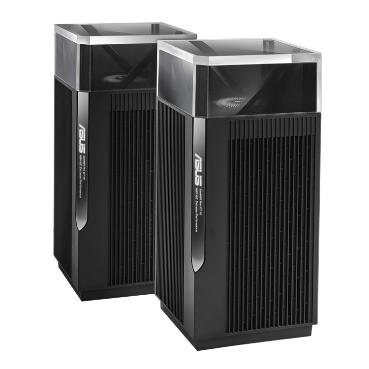ראוטר Asus ZEN PRO ET12 AXE11000 2.4GHz/5GHz/6GHz WIFI6E 10*ANT (2 יחידות)