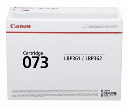טונר לייזר שחור מקורי CANON CRG 073 27K (27,000 דפים)