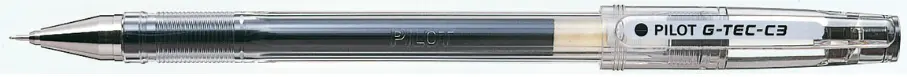 עט ג'ל 0.3 G-TEC-C3 שחור PILOT