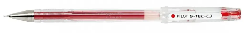 עט ג'ל 0.3 G-TEC-C3 אדום PILOT  