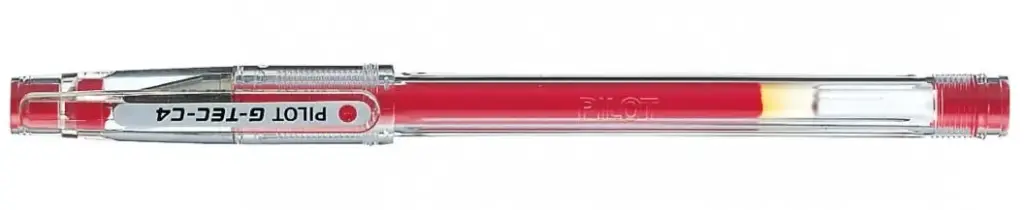 עט ג'ל 0.4 G-TEC-C4 אדום PILOT 