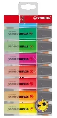 מארז 8 טושי הדגשה STABILO BOSS 70/08