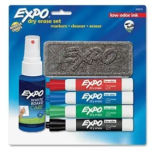 סט טושים 4 יח' ללקוח מחיק+ מחיקון + ספריי EXPO