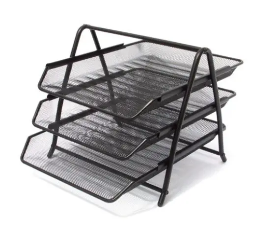 סט 3 מגשי רשת שחור 9181 deli