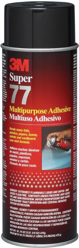 תרסיס דבק רב תכליתי סופר 77 3M