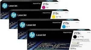 סט טונרים מקוריים  HP 219X W2191X-W2193X