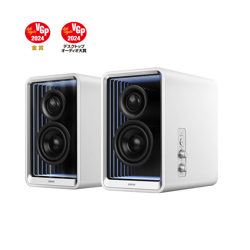 רמקול Edifier QR65 Active Monitor Spkr with 65W GaN Chrgr(white) 