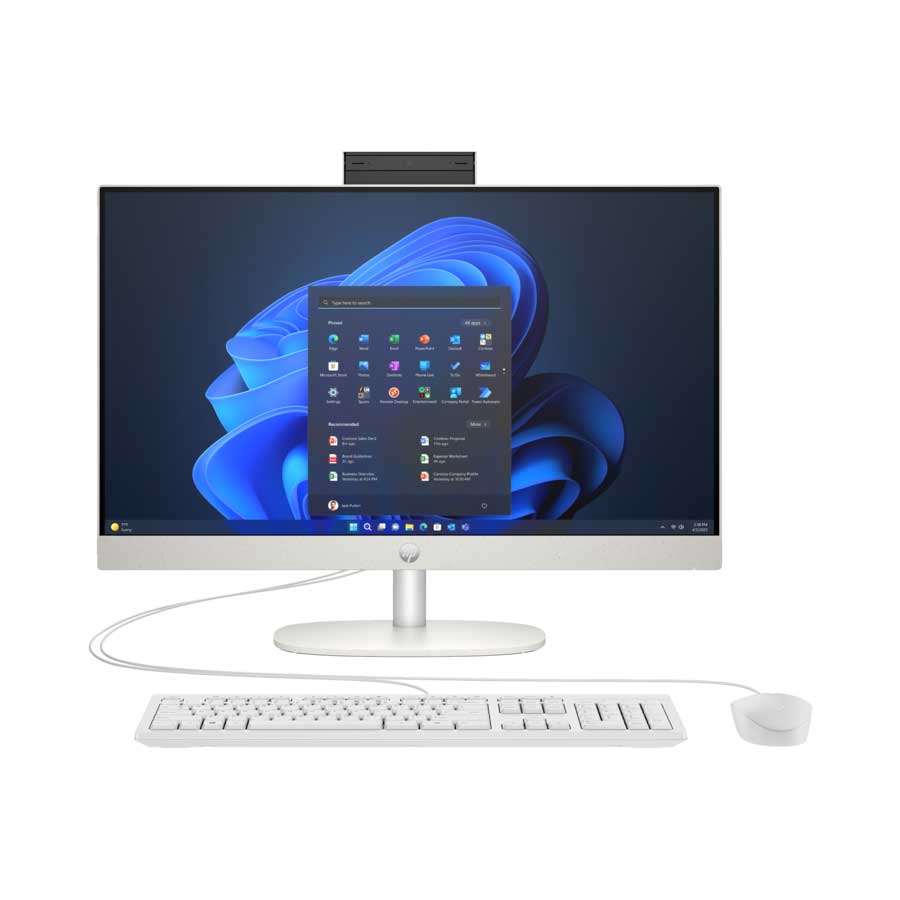  HP AIO 240 G10 24’ FHD i5-1334U/16GB (1X16)/512SSD/WIN11PRO/WIFI/WHITE/3YOS 