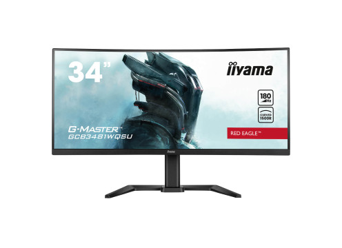  מסך מחשב קעור לגיימינג IIYAMA 34" G-MASTER VA UWQHD 180HZ 0.3MS 1500R 