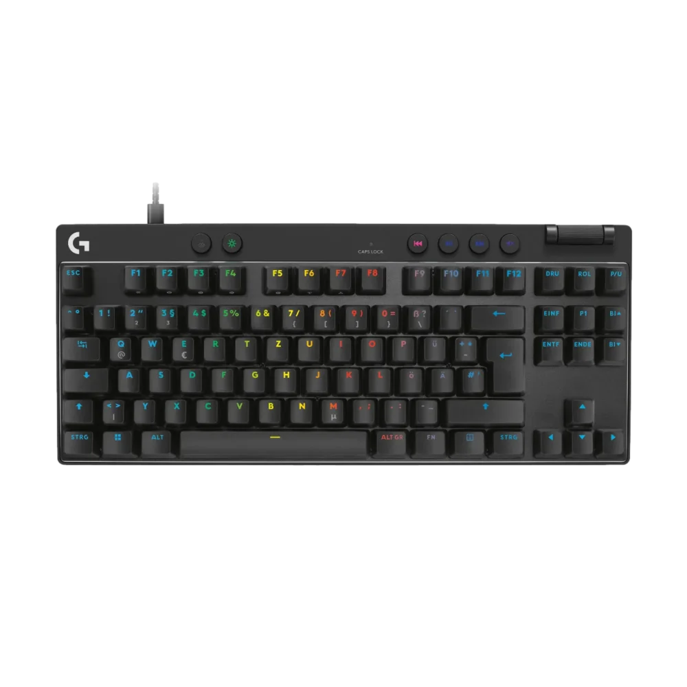  מקלדת גיימינג חוטית PRO X TKL RAPID בצבע שחור מבית LOGITECH 