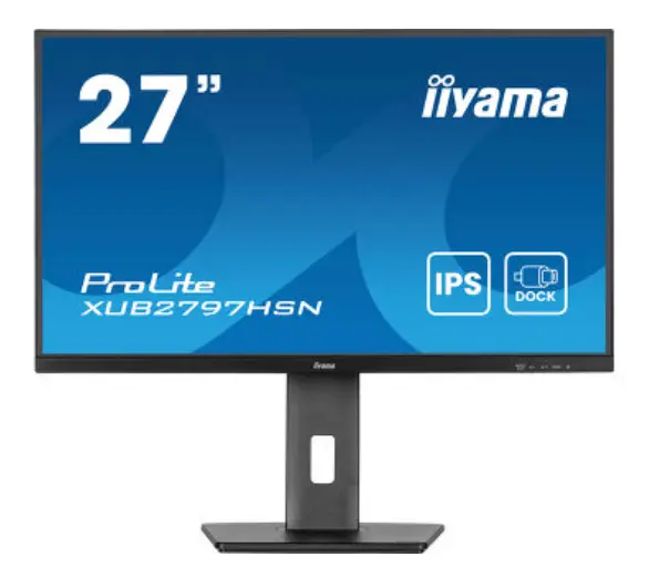  IIYAMA 27" PROLITE FHD 100HZ 1MS USB-C PD65W IPS MONITOR 