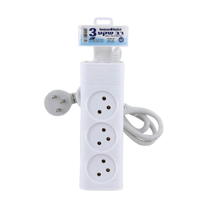  רב שקע 3 עד 1m 