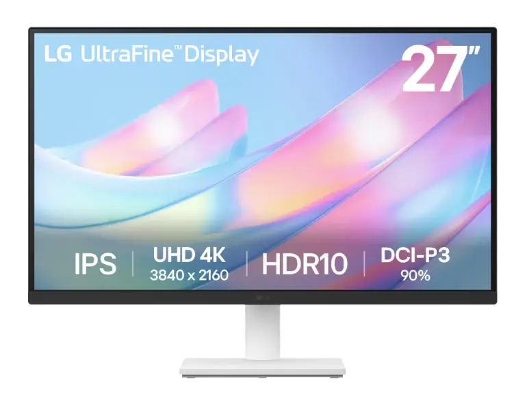 מסך מחשב LG UltraFine 27US500-W 4K 