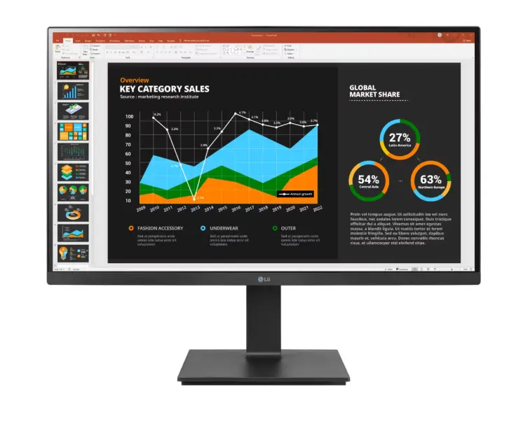 מסך מחשב LG  27BQ75QB-B QHD IPS