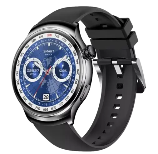 שעון חכם עגול Z93 PRO -צבע שחור - כולל עברית