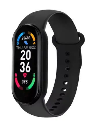 שעון צמיד כושר חכם M6 - צבע שחור