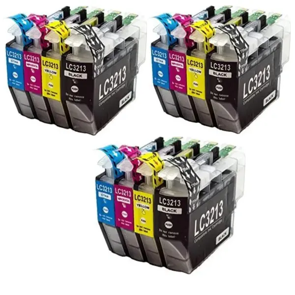 מארז חסכון 3 סטים ראשי דיו תואמים Brother LC3213 