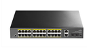 מתג GS1026PS2 PoE 24-GbE עם 2 Uplink GbE ו-2 Uplink SFP CUDY 