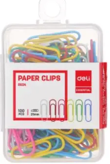 מהדק צבעוני 29מ"מ 1/100 0024 deli