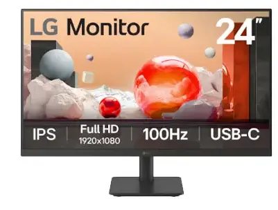 מסך מחשב ‏24 ‏אינטש LG 24MS530B-B 