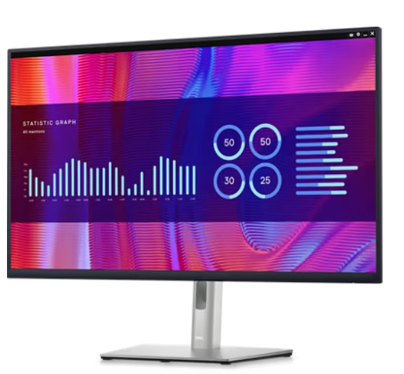  Dell Pro 32 Plus 4K USB-C Hub Monitor - P3225QE, (31.5") 