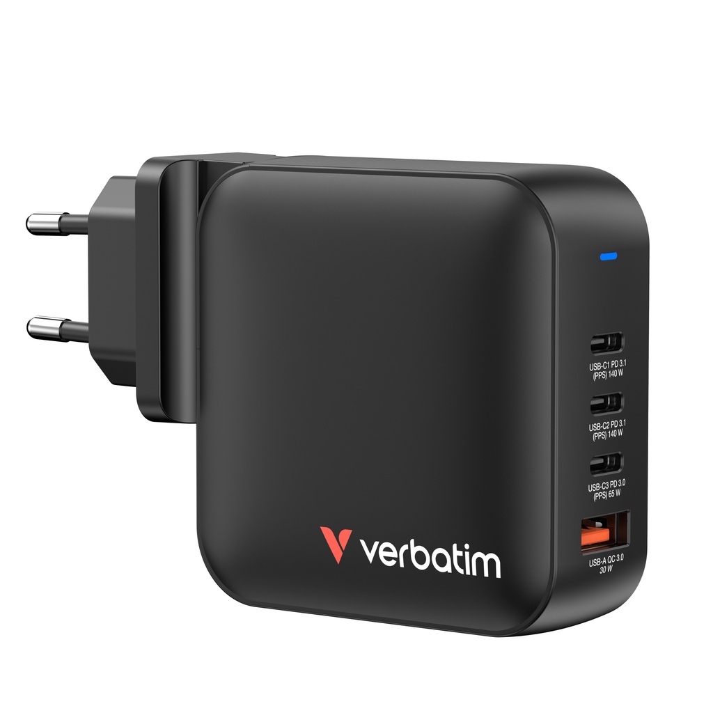 מטען קיר VERBATIM MINI CHARGER 165W 