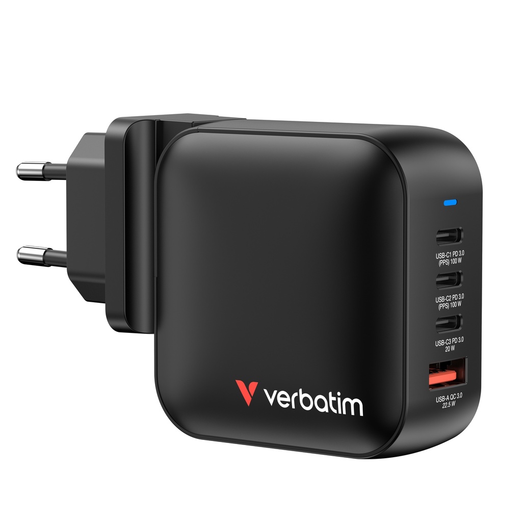 מטען קיר VERBATIM MINI CHARGER 100W 