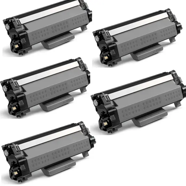 מארז חסכון 5 טונרים תואמים Brother TN-2510XL (סה"כ 15,000 דפים) 