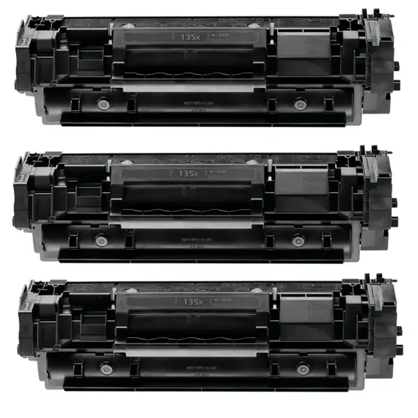 מארז חסכון 3 טונרים תואמים HP W1350X 135X (סה"כ 7,200 דפים)
