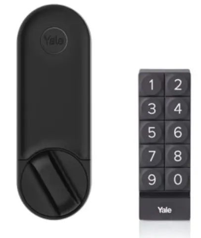 מנעול חכם לדלת Yale Linus™ L2 90600701 כולל קודן צבע שחור 