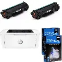 מארז חסכון מדפסת לייזר HP M110W +שני טונרים תואמים+ 2 חבילות דפים ומשלוח עד הבית
