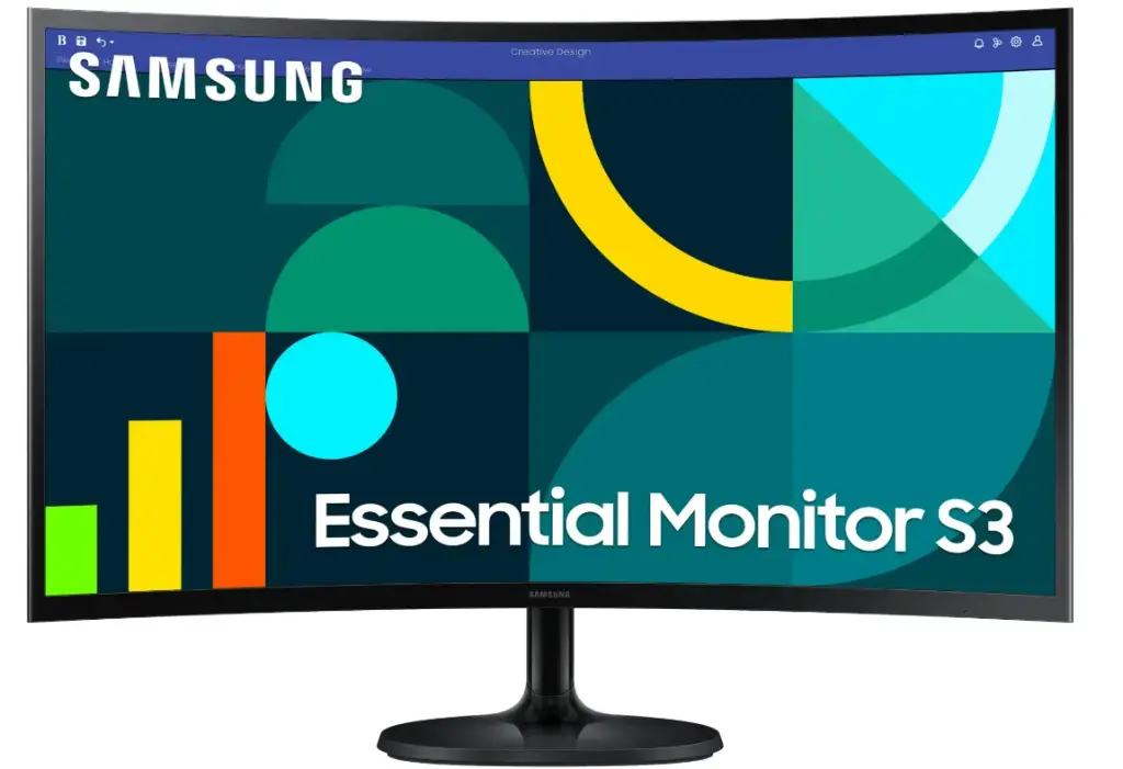 מסך מחשב קעור Samsung Essential S3 S27D362GAM Full HD סמסונג 