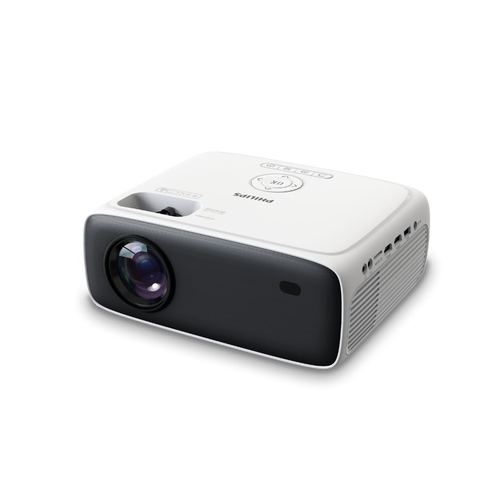  מקרן ביתי Philips NeoPix 200 מקור אור LED ברזולוציית Full HD 1080p עד 80 אינץ ANSI Lumens בהירות עד 200 