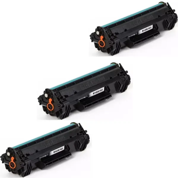 מארז חסכון 3 טונרים תואמים HP W1420A 142A (950 דפים) 