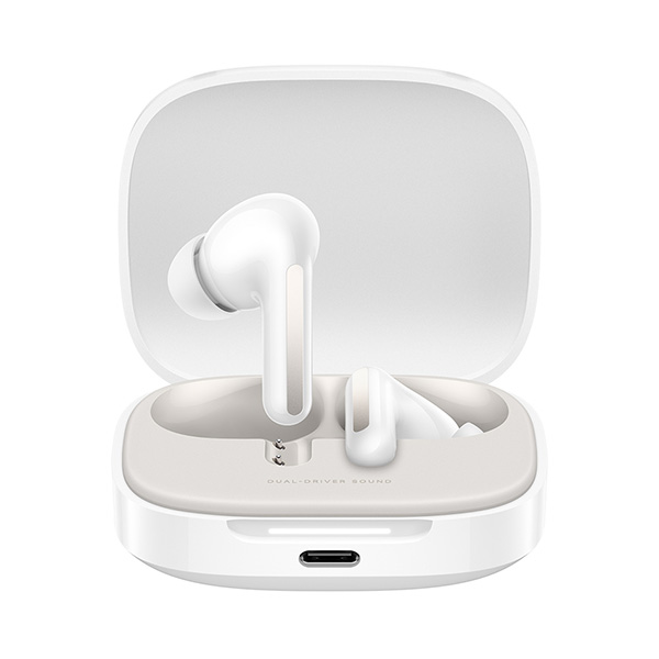  אוזניות TWS שיאומי דגם Redmi Buds 6 בצבע לבן 