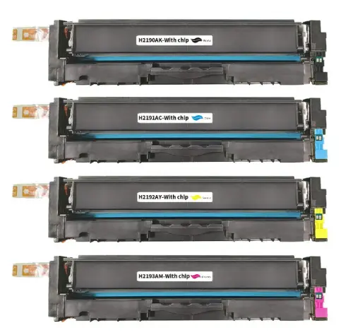 סט 4 טונרים תואמים HP 219X W2190X-2193X (תפוקת דפים 3,200 בשחור 2500 בצבע)